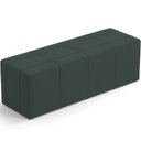 Ver imagem 4 de Kit Cabeceira Cama Box Casal 140cm com Calçadeira Roma W01 Suede Verde Musgo - Lyam Lyam Decor
