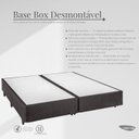 Ver imagem 4 de Base Box Desmontável King 193x203x39cm Yescasa Marrom