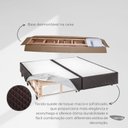 Ver imagem 5 de Base Box Desmontável King 193x203x39cm Yescasa Marrom
