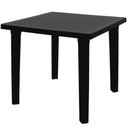 Ver imagem 1 de Mesa Plástica Tramontina Desmontável 80,5x72cm Preta Quadrada Eco Summa Sancho Polipropileno