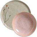 Ver imagem 1 de Jogo 12 Pratos Cerâmica Stoneware Porto Brasil Rasos Fundos Campestre Litchi
