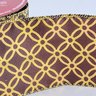 Fita Marrom E Dourada Natalina 6cmx9m Natal Decorativa - 4