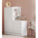 Ver imagem 3 de Guarda Roupa com Cômoda Doce Sonho Qmovi 4070:Branco