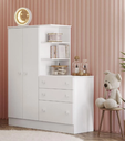 Ver imagem 3 de Guarda Roupa com Cômoda Doce Sonho Qmovi 4070:Branco