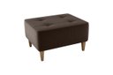 Ver imagem 1 de Puff Decorativo Piva Suede Marrom