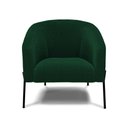 Ver imagem 5 de Poltrona Decorativa Pé de Ferro Preto Stella Bouclê Verde D03 - D'Rossi