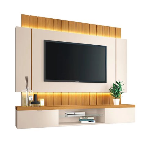 Painel Home Suspenso 1.8 para Tv até 55 Pol. Sala de Estar Shawn G26 - Gran Belo