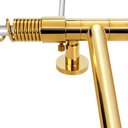 Ver imagem 3 de Torneira Cozinha Gourmet Parede Gatilho Spray Dourada/gold