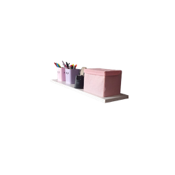 Kit 8 Prateleiras com suporte invisivel pra banheiro 60x15cm - 6