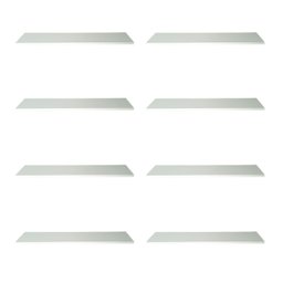 Kit 8 Prateleiras com suporte invisivel pra banheiro 60x15cm - 1