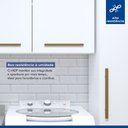 Ver imagem 7 de Lavanderia Modulada 1 Armário Multiuso e Armário Aéreo Uberlândia - Kaiki Móveis Branco