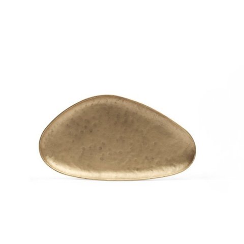 Centro de Mesa Decorativo em Metal Dourado 37cm 21126p Mart