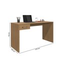 Ver imagem 3 de Mesa para Computador Escritório Home Office com Gaveta:freijó