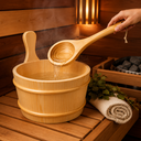 Ver mais imagens de Balde e Concha de Madeira para Sauna Seca Sodramar