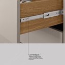 Ver imagem 5 de Balcão Cozinha Firenze com Tampo 120cm e 3 Portas 2 Gavetas Amendola/nude Prime Tx