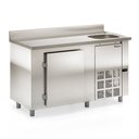 Ver imagem 1 de Balcão Frigorífico de Encosto GBFE-150 CD AI - Aço Inox 347L Cuba Lado Direito - Gelopar 220V