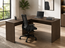 Ver imagem 1 de Mesa em L 1200 x 1500 mm Auxiliar - Linha Studio: Nogueira Lamina