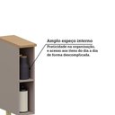Ver imagem 3 de Balcão Nicho 20cm com Tampo Lumina Luciane Móveis Cinammon/cinammon