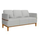 Ver imagem 2 de Sofá Living 3 Lugares com Pés em Madeira Maciça 187cm Estelí Yescasa
