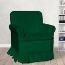 Ver imagem 2 de Poltrona Para Quarto Amamentação Com Balanço Suede Estopar Laura Suede Verde