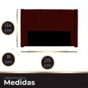 Ver imagem 4 de Cabeceira Casal King Size Estofada para Cama Box Alicia Veludo Ateliê do Conforto Cabeceira Casal Ki