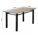 Ver imagem 3 de Conjunto de Mesa com 6 Cadeiras Karina Ciplafe