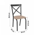 Ver imagem 4 de Conjunto de Mesa com 6 Cadeiras Karina Ciplafe