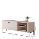 Ver imagem 3 de Rack para Tv 58 Polegadas Olaf Off White Bronze