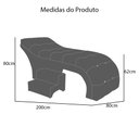 Ver imagem 5 de Maca Para Estética Estofada Botonê Suede 80cm - Estopar Maca Botonê Suede Branco