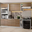 Ver imagem 1 de Armário de Cozinha Completa 290cm Branco/Rustic Stella Madesa 02