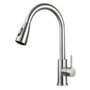 Ver imagem 1 de Torneira Cozinha Pull Down Inox Prata C/ Monocomando