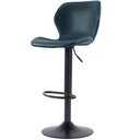 Ver imagem 2 de Kit 2 Banquetas Giratórias Bristol Itajaí Fratini 110 cm (altura) PU Cor Preta Base Disco Preta