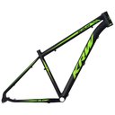Ver imagem 4 de Bicicleta Aro 29 Krw Alumínio 24 Vel Freio a Disco X52 Cor:preto/verde Fosco;tamanho Quadro:15.5