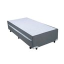 Ver imagem 2 de Cama Box Bicama Auxiliar Solteiro Suede Espuma 8cm 40x88x188 Cinza
