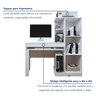 Mesa para Computador Escrivaninha com Armário Office - 10
