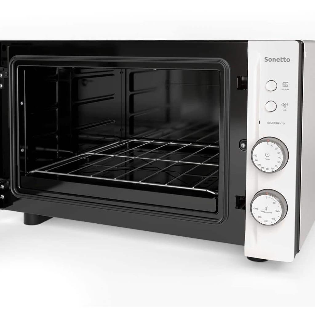 Forno Elétrico de Bancada Sonetto 44 Litros 220v Branco - 3