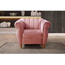 Ver imagem 1 de Poltrona Realeza Cor:Suede Rosa 280