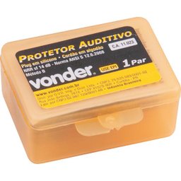 Protetor Auditivo Plug 14db Silicone Com Cordão Algodao Ca11 - 2