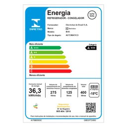 Geladeira Electrolux Frost Free Duplex IB45 400 Litros Branca - 8