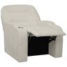 Poltrona Reclinável para Amamentação Sofia Quarto de Bebê Bouclê Bege Marfim - 4