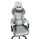 Ver imagem 3 de Cadeira Escritório Gamer Estofada Giratória Suporte Lombar e Cervical Regulagem Altura e Inclinação