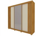 Ver imagem 3 de Guarda Roupa Santorini 3 Portas Ripado Gelius