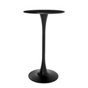 Ver imagem 1 de Mesa Bistrô Saarinen Tulipa Redonda Preta 60cm Waw Design