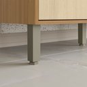 Ver imagem 6 de Balcão de Cozinha 120 cm Colors 3 Portas 2 Gavetas Freijó/Oásis - Kits Paraná