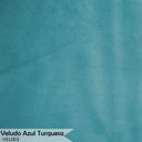 Ver imagem 4 de Poltrona Decorativa Sala Estar Recepção Escritório Luana Base Preta Veludo Azul Turquesa