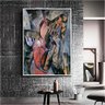 Quadro Decorativo Pablo Picasso Mulher Com Bandolim:120x80 cm/BORDA INFINITA - 7