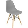 Cadeira Charles Eames Eiffel Wood Design Cinza - 1