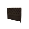 Cabeceira Embaixatriz Plus Casal 1400mm Suede Chocolate - Simbal - 1