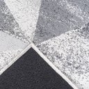 Ver imagem 3 de Tapete Sala Quarto Antiderrapante Geométrico Belga Domani:cristal Areia/0,50x0,80m