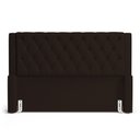 Ver imagem 3 de Cabeceira Atena para Cama Box Casal Padrão 140cm Capitonê com Frame Suede Marrom - Abmaza